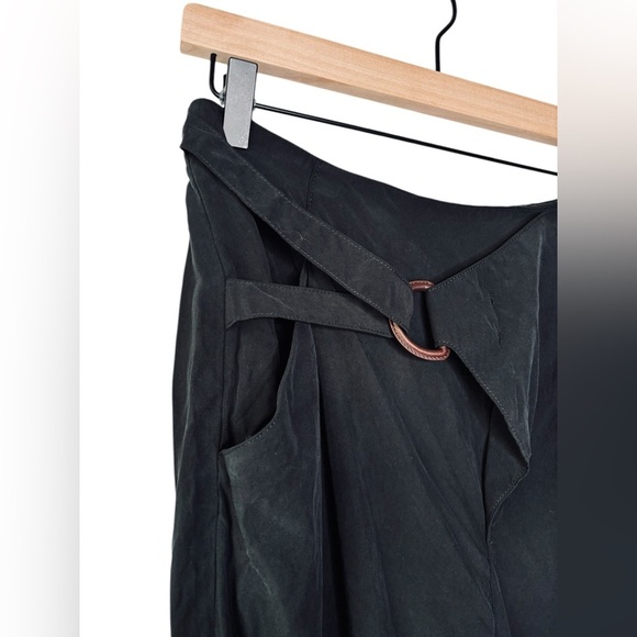 Anthropologie Cupro Wrap Pants Black Small - Picture 5 of 14
